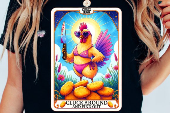 Chicken Nuggets Tarot PNG Cluck Around