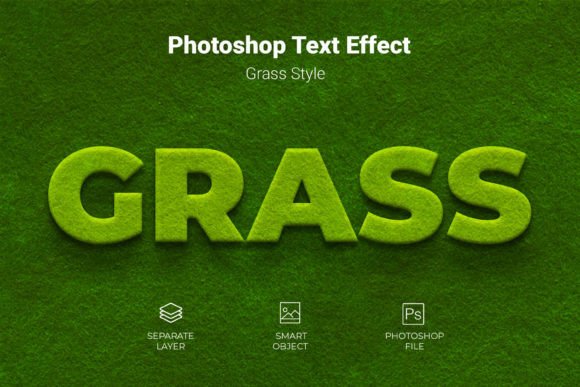 Grass Psd Text Style Effect: A Quick and Effective Way to Elevate Your Designs