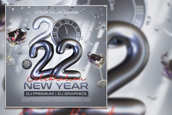 Modern New Year Celebration Post