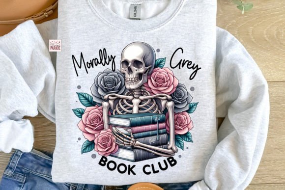 Morally Grey Book Club Skeleton Png: A Unique Design for Smut Lovers