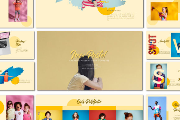 New Pastel Keynote Template: A Modern Design for Professional Presentations