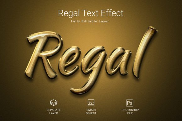 Regal Psd Text Style Effect Mockup: Elevate Your Design Projects with Professional Precision