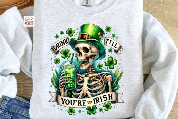 St Patricks Day Skeleton Png Irish Png