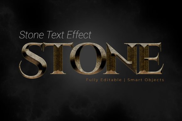 Stone Psd Text Style Effect Mockup