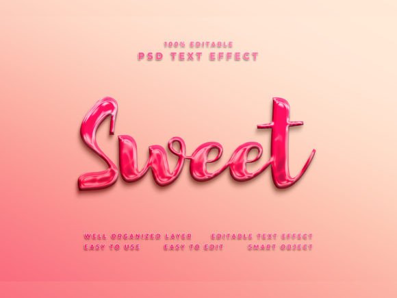 Sweet Text Effect: Transform Your Designs with Ease